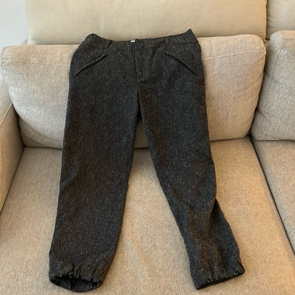 Anthropologie Elevenses winter trousers joggers, size 2